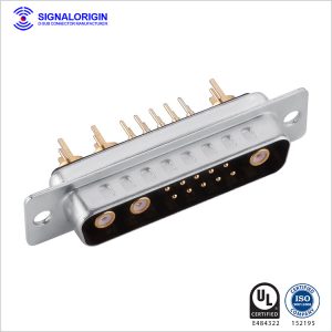 13W3 D-Sub coaxial male connector manufacturer