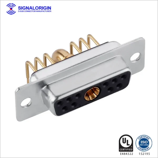 11w1 D-Sub Female Right Angle High Current Connector - 图片 2