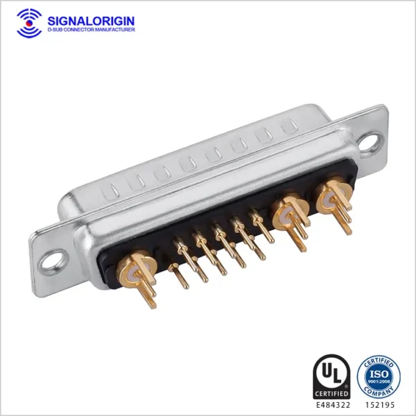 13W3 D-Sub Coaxial Male Connector Manufacturer