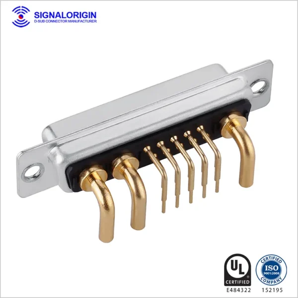 13w3 D-Sub Female Right Angle Connector Supply