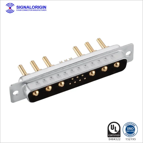 13w6 D-Sub High Current Long Solder Cup Connector - 图片 2