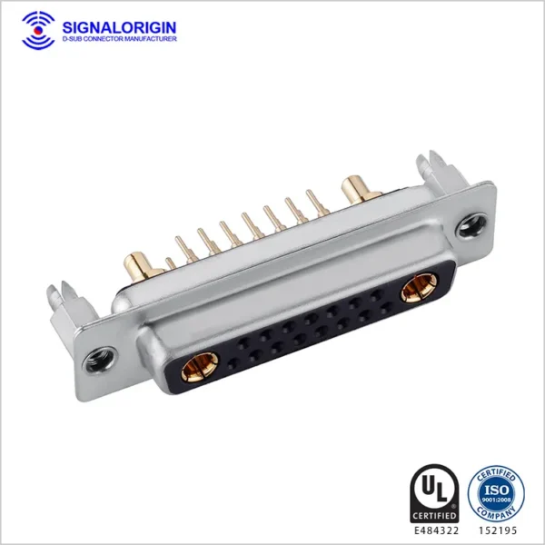 17w2 D-Sub Female High Current Connector Straight Type - 图片 2