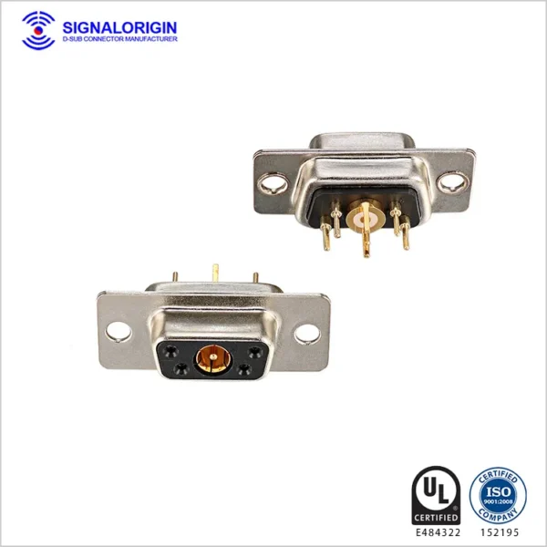 5w1 Female Coaxial Type D Connector For Sale
