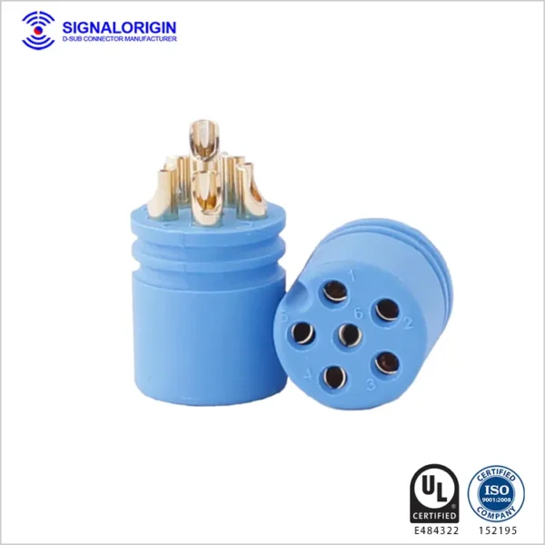 6 Pin Female Circular Waterproof Electrical Connectors Wholesale - 图片 2