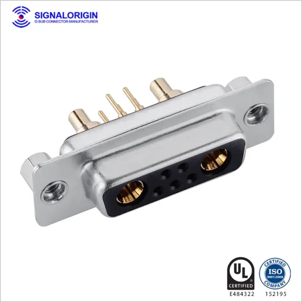 7w2 D-Sub High Current Female Dip Type Connector - 图片 2