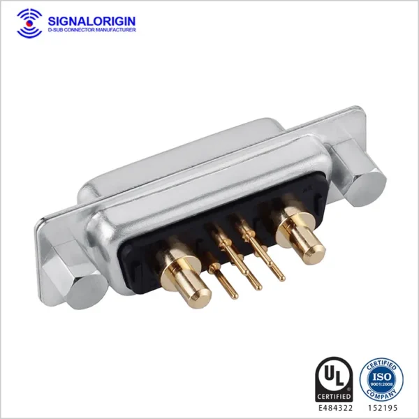 7w2 D-Sub High Current Female Dip Type Connector