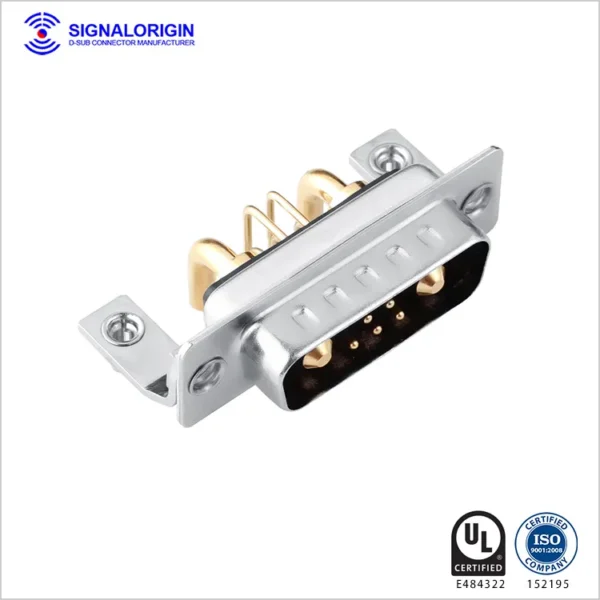 7w2 Male Right Angle Combo High Power D-Connector Manufacturers - 图片 2