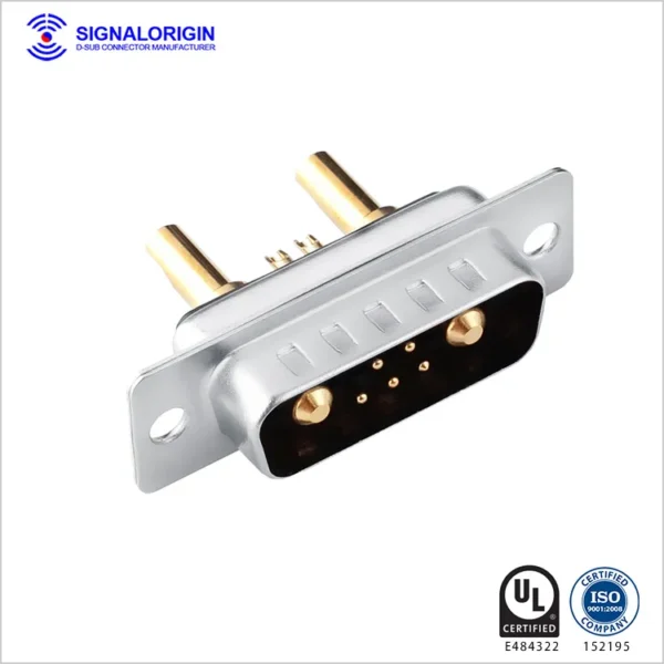 7w2 Solder Cup Combo Male D-Sub Connector Manufacturer - 图片 2