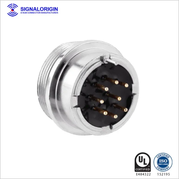 8 Pin Female Waterproof Industrial Circular Connectors
