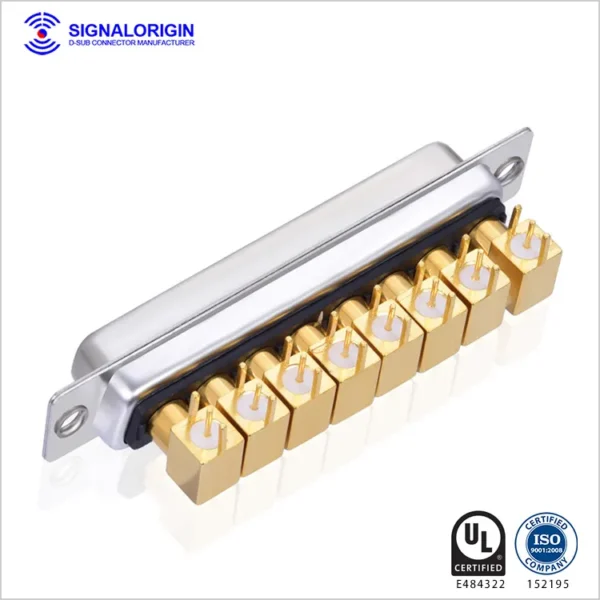 8W8 D Sub  Connector Female Right Angle Coaxial  Wholesale - 图片 3