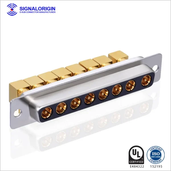 8W8 D Sub  Connector Female Right Angle Coaxial  Wholesale - 图片 2