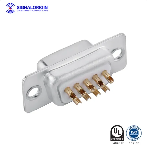 9 Pin D-Sub Female Connector Solder Cup Type