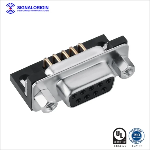 9 Pin D-Sub Connector Female Pcb Right Angle - 图片 2