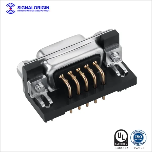 9 Pin D-Sub Connector Female Pcb Right Angle
