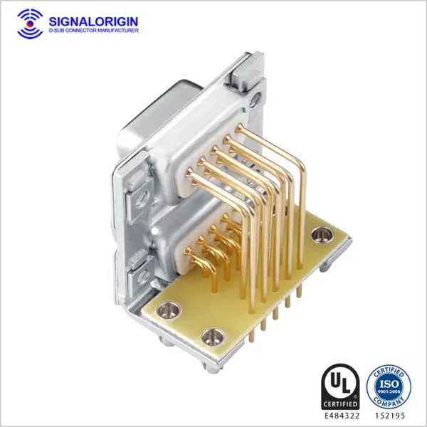 9 Pin Standard Standard Dual-Port D-Sub Connector Manufacturer