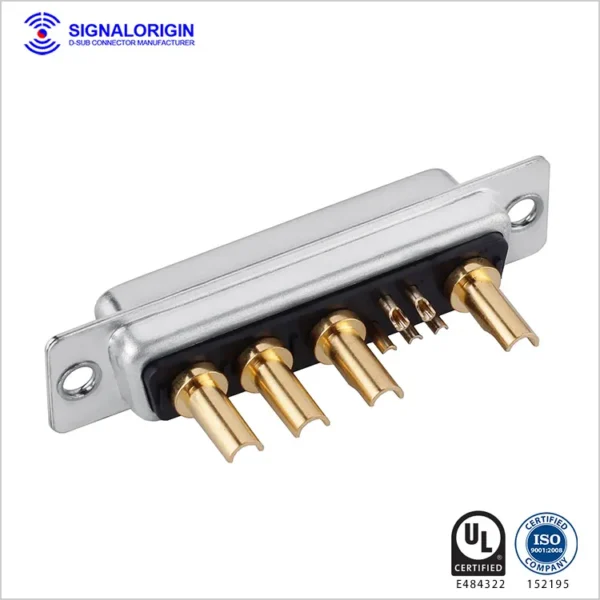 9w4 D-Sub Hight Current Female Connector Supply