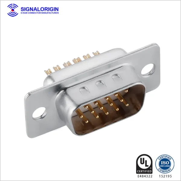 High density DB15 connector male solder cup - 图片 2