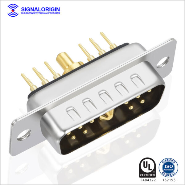 11W1 male mixed contact d type connector - 图片 3