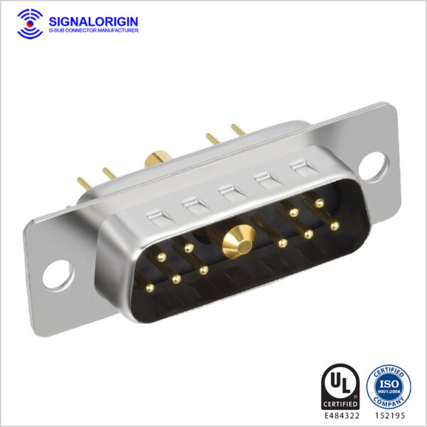 11W1 male mixed contact d type connector - 图片 2