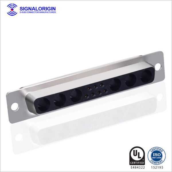 13w6 solder cup D-Sub mixed contact type d socket - 图片 2