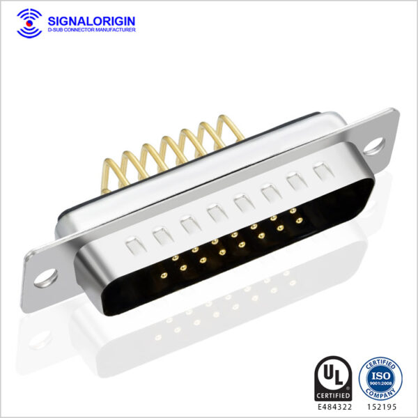17w2 male combo right angle d-sub pcb connector - 图片 3