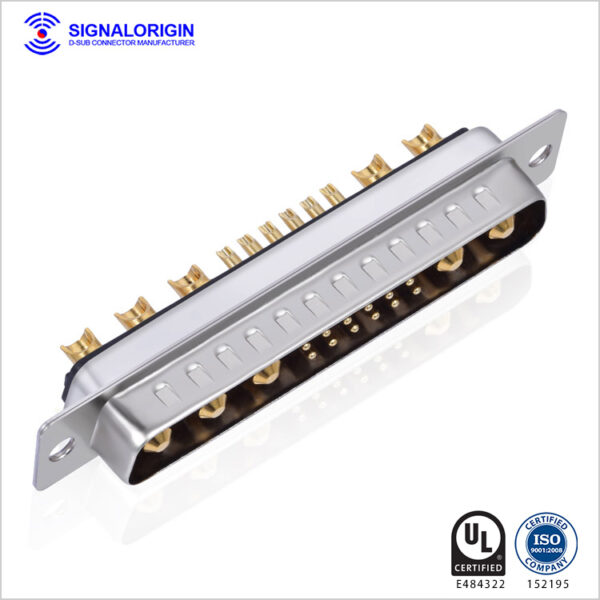 17W5 male solder cup d-sub combo connector - 图片 3