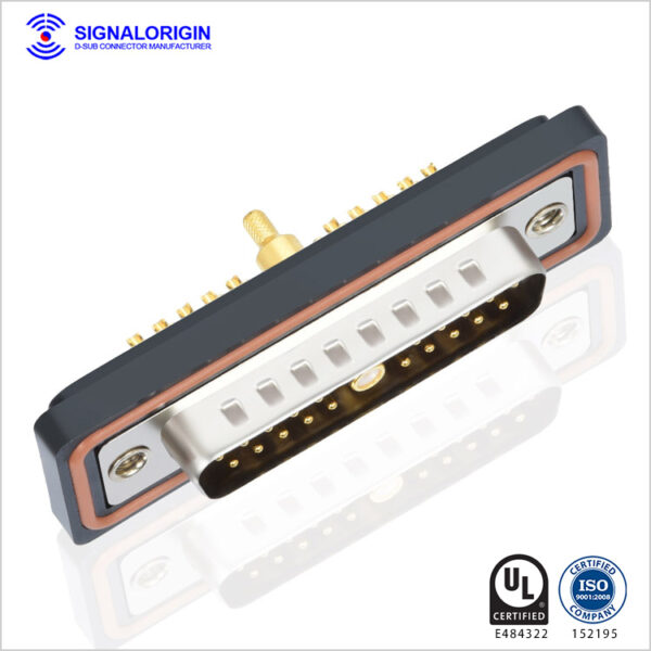 21W1 male d-sub coaxial waterproof connector - 图片 3