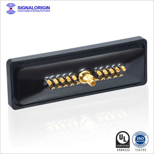 21W1 male d-sub coaxial waterproof connector - 图片 2