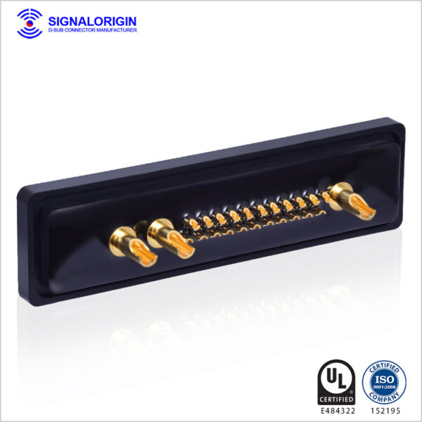 25W3 female D-sub mixed contact waterproof connector - 图片 2