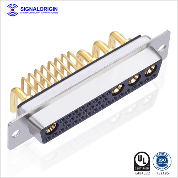 36W4 high current female d sub mixed contact connectors - 图片 3