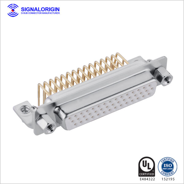 44 pin D-sub connector female right angle type - 图片 2