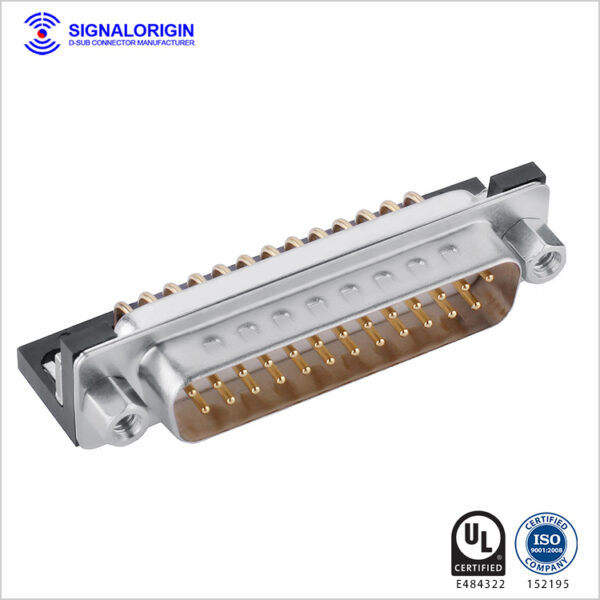 25 pin d-sub connector male PCB right angle type - 图片 2