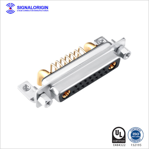 17W2 female right angle combo d-sub connector supplier - 图片 2