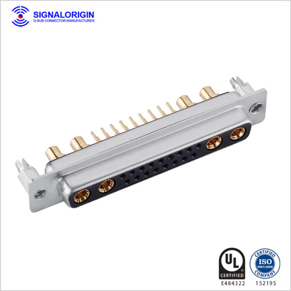 21W4 D-Sub female high current connector straight type - 图片 2