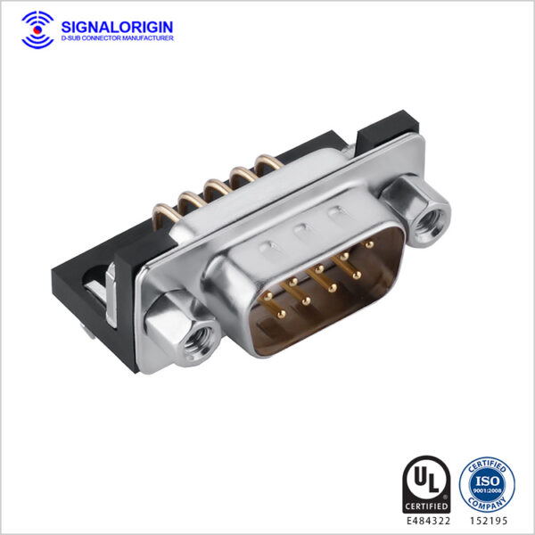 D-sub 9 pin male connector PCB right angle - 图片 2