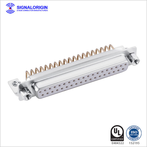 37 pin female bending d-sub connector with screws - 图片 2